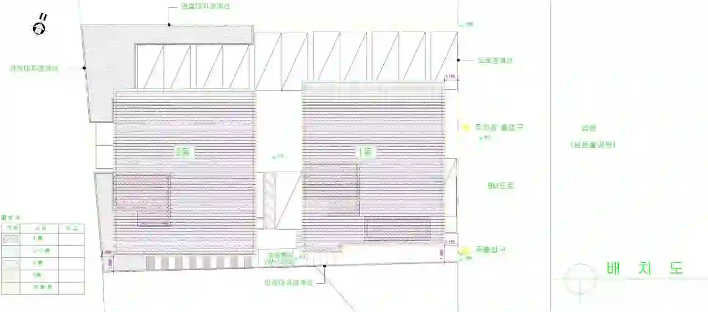 대정이오스 신정2차 배치도 이미지